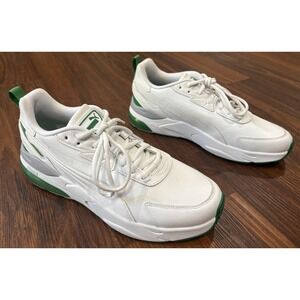 NEW PUMA VIS2K Mens Size 11 White Green Sneakers Shoes 39762203‎